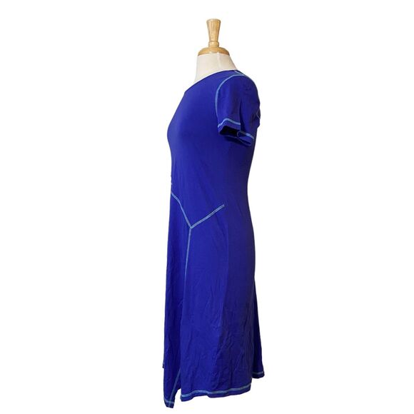 Soft Surroundings Women's Purple Boatneck Midi Dress Extra Small Style 2B843 - Picture 5 of 9